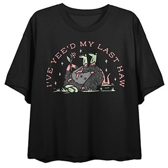 Juniors' I've Yeed My Last Haw Short Sleeve Graphic Tee