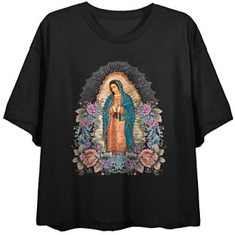 Juniors' Our Lady of Guadalupe Short Sleeve Graphic Tee
