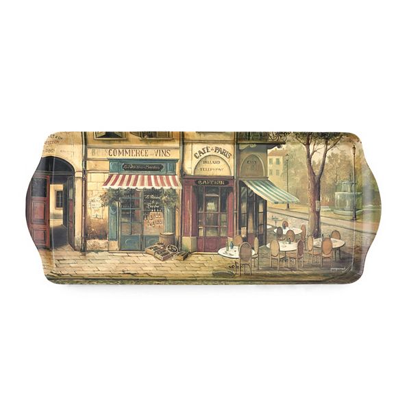 Pimpernel Parisian Scenes Melamine Sandwich Tray