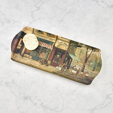 Pimpernel Parisian Scenes Melamine Sandwich Tray