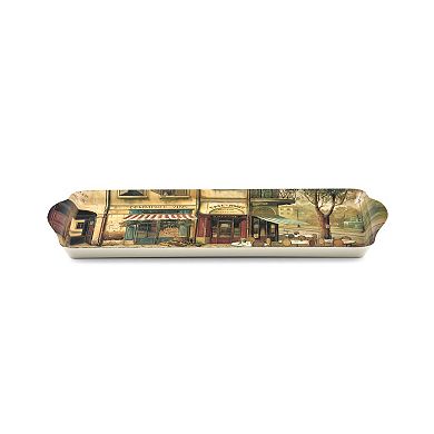 Pimpernel Parisian Scenes Melamine Sandwich Tray