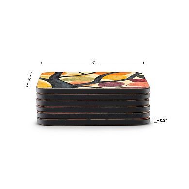 Pimpernel Dancing Branches Coasters, Set Of 6
