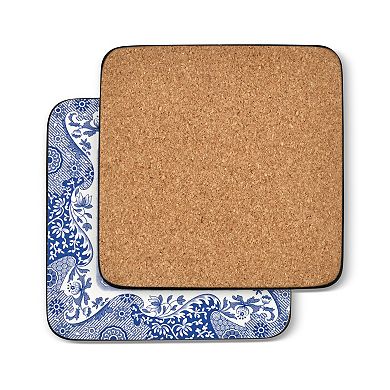 Pimpernel Blue Italian Coasters, Set Of 6
