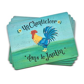 Pimpernel Dans Le Jardin Placemats, Set Of 4