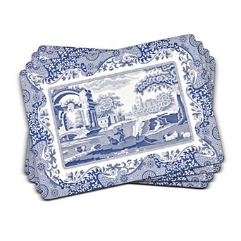 Pimpernel Blue Italian Placemats, Set Of 4