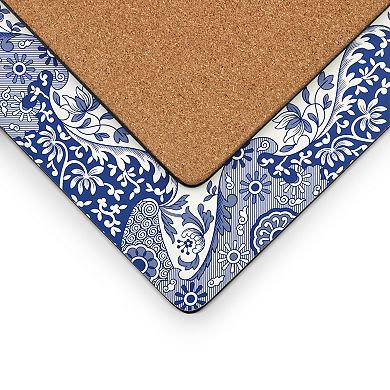 Pimpernel Blue Italian Placemats, Set Of 4