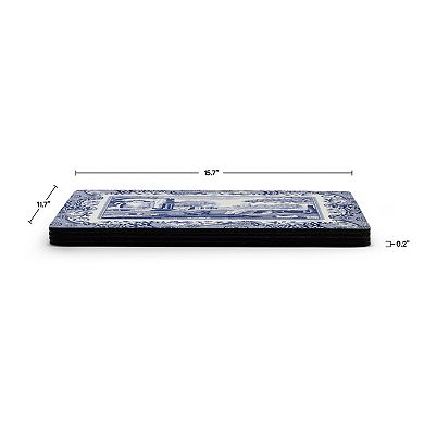Pimpernel Blue Italian Placemats, Set Of 4