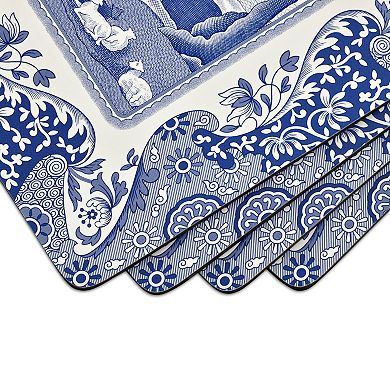 Pimpernel Blue Italian Placemats, Set Of 4