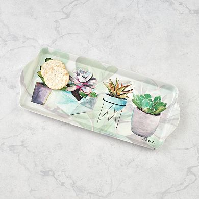 Pimpernel Succulents Melamine Sandwich Tray
