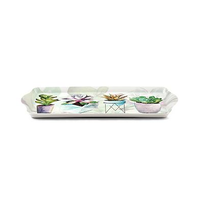 Pimpernel Succulents Melamine Sandwich Tray