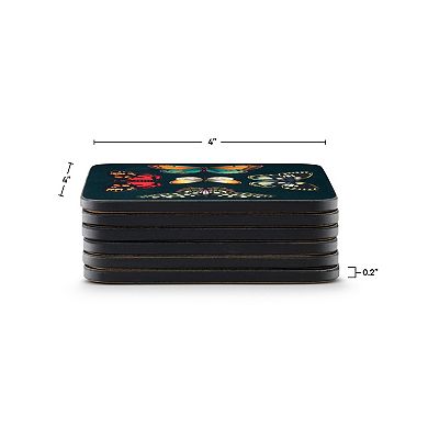 Pimpernel Botanic Garden Harmony Coasters, Set Of 6
