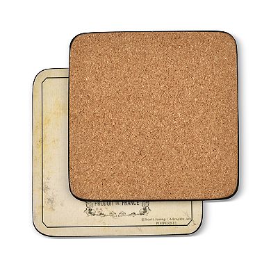 Pimpernel Vin De France Coasters, Set Of 6