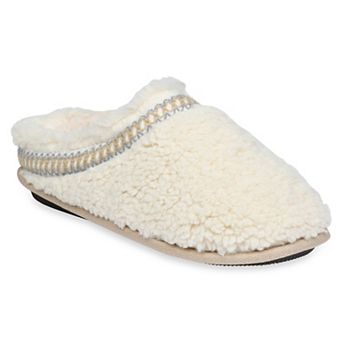 GaaHuu® Women's Braid Trim Sherpa Clog Slippers