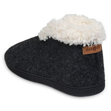 GaaHuu Women's Faux Wool Memory Foam Slipper Boots