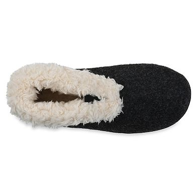 GaaHuu Women's Faux Wool Memory Foam Slipper Boots