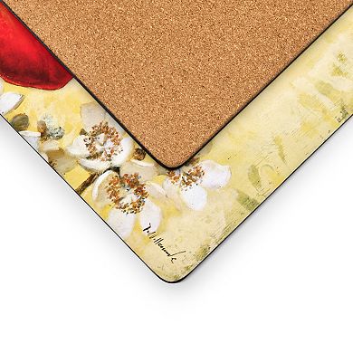 Pimpernel Poppy De Villeneuve Placemats, Set Of 4