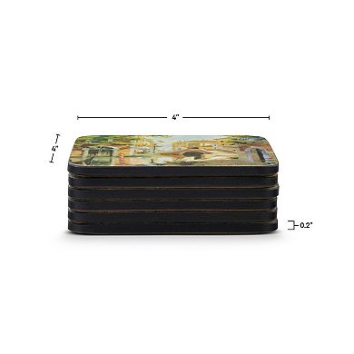 Pimpernel Venetian Scenes Coasters, Set Of 6