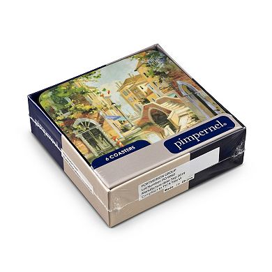 Pimpernel Venetian Scenes Coasters, Set Of 6