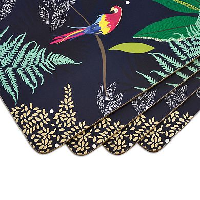 Pimpernel Sara Miller Parrot Placemats, Set Of 4