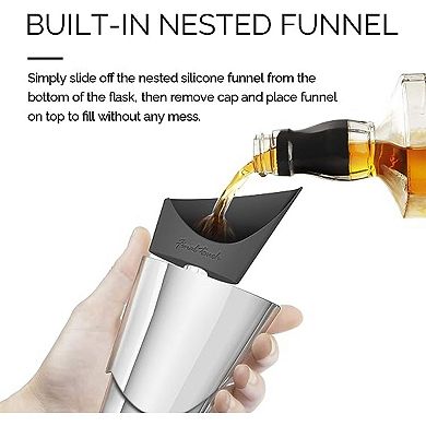Final Touch Stainless Steel Aeroflask Travel Flask