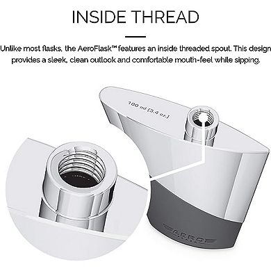 Final Touch Stainless Steel Aeroflask Travel Flask
