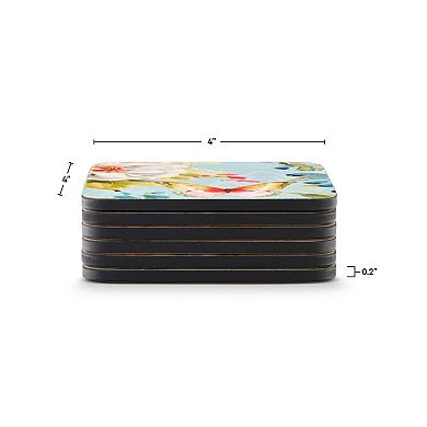 Pimpernel Colorful Breeze Coasters, Set Of 6