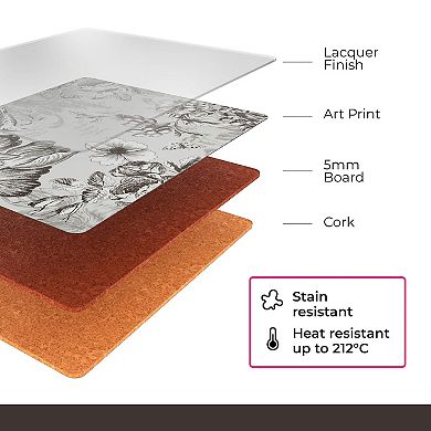 Pimpernel Vintage Garden Placemats, Set Of 4