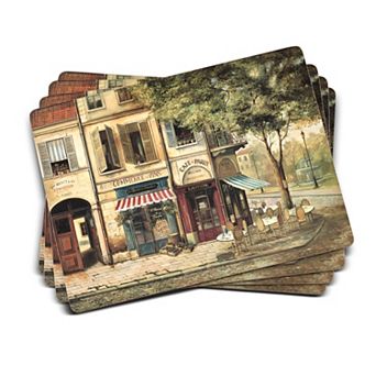 Pimpernel Parisian Scene Placemats, Set Of 4