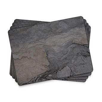 Pimpernel Midnight Slate Placemats, Set Of 4