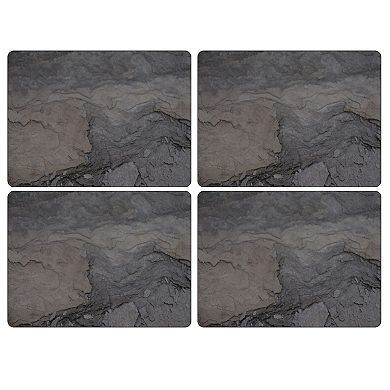 Pimpernel Midnight Slate Placemats, Set Of 4