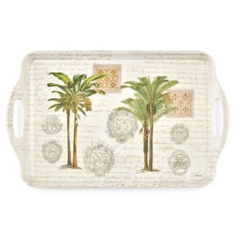 Pimpernel Vintage Palm Study Melamine Large Handled Tray