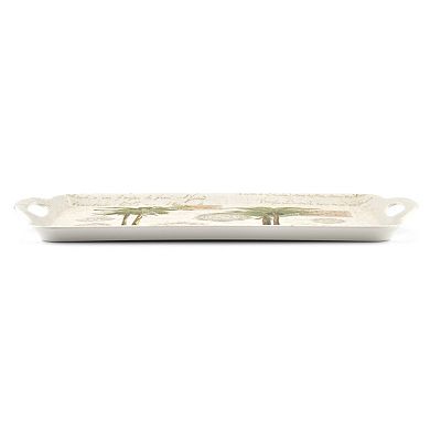 Pimpernel Vintage Palm Study Melamine Large Handled Tray