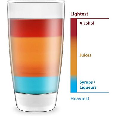 Final Touch Rainbow Cocktail Layering Tool Set