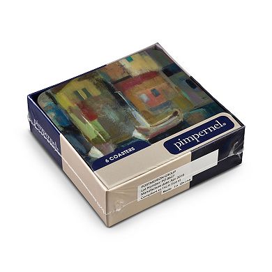 Pimpernel Evening Port Coasters, Set Of 6