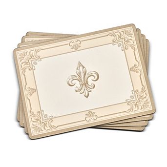 Pimpernel Fdc-fleur De Lys Placemats, Set Of 4