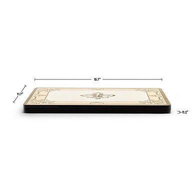 Pimpernel Fdc-fleur De Lys Placemats, Set Of 4