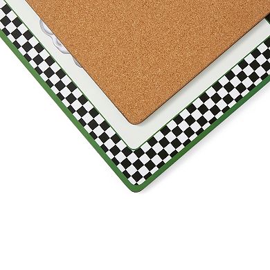 Pimpernel Black And White Christmas Placemats, Set Of 4