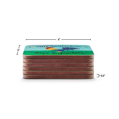 Pimpernel Dans Le Jardin Coasters, Set Of 6