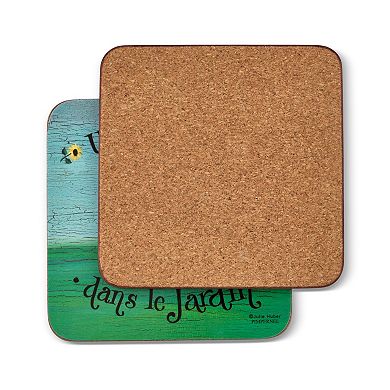 Pimpernel Dans Le Jardin Coasters, Set Of 6