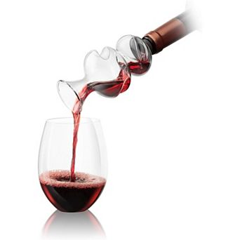 Final Touch Conundrum Wine Aerator For Wine Bottles