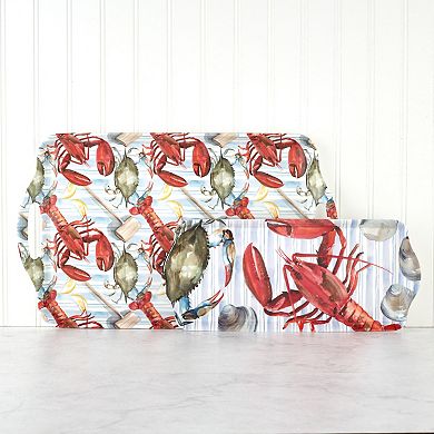 Pimpernel Summer Feast Melamine Sandwich Tray