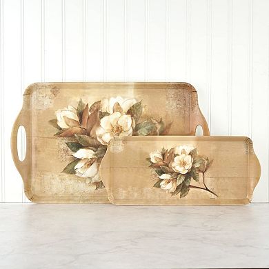 Pimpernel Sugar Magnolia Melamine Sandwich Tray