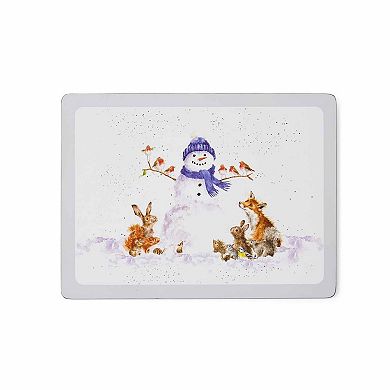 Pimpernel Wrendale Designs Christmas Placemats, Set Of 4