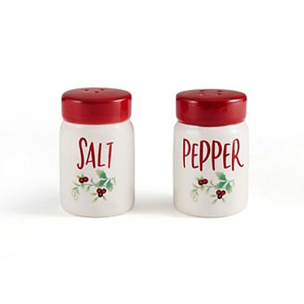 Pfaltzgraff Winterberry Red Accent Salt and Pepper Set