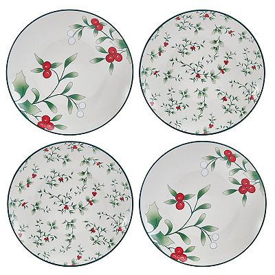 Pfaltzgraff Winterberry 6 Inch Appetizer Plates Set of 4