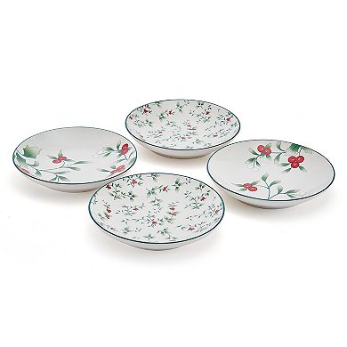 Pfaltzgraff Winterberry 6 Inch Appetizer Plates Set of 4