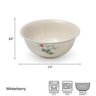 Pfaltzgraff Winterberry Holiday Nesting Bowls Set of 2