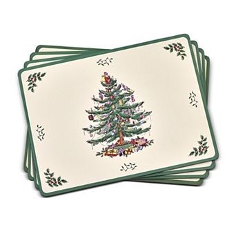 Pimpernel Christmas Tree Placemats, Set Of 4