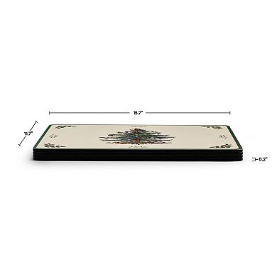 Pimpernel Christmas Tree Placemats, Set Of 4