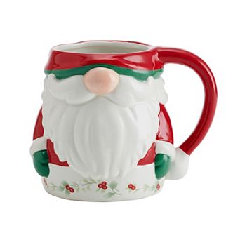 Pfaltzgraff Winterberry Santa 16-oz. Figural Mug Santa